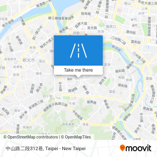 中山路二段312巷地圖