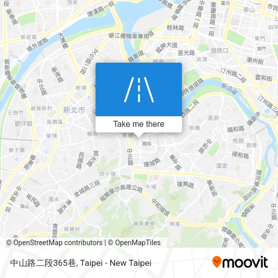 中山路二段365巷地圖