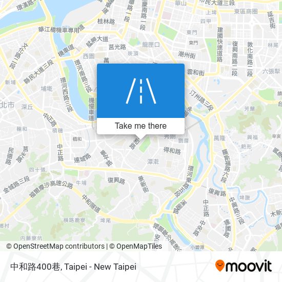中和路400巷地圖