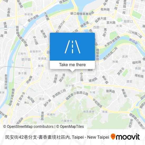 民安街42巷分支-書香畫境社區內地圖