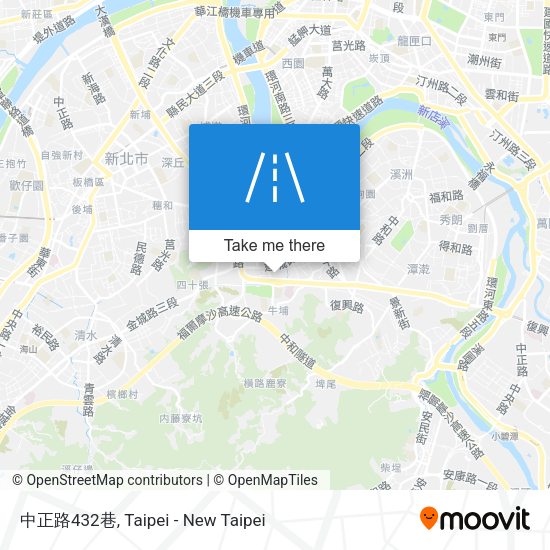 中正路432巷地圖