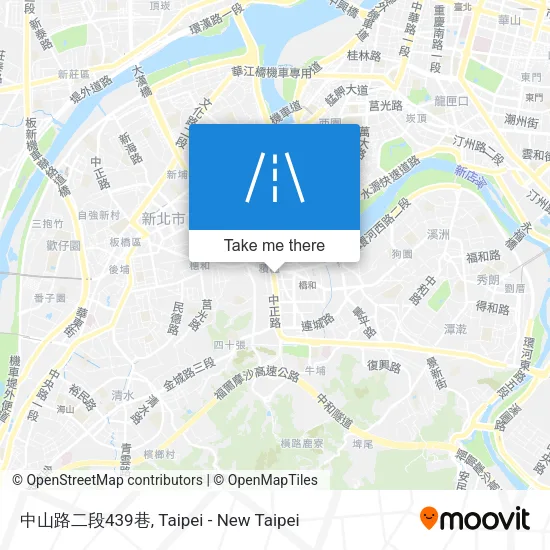 中山路二段439巷地圖