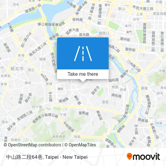中山路二段64巷地圖