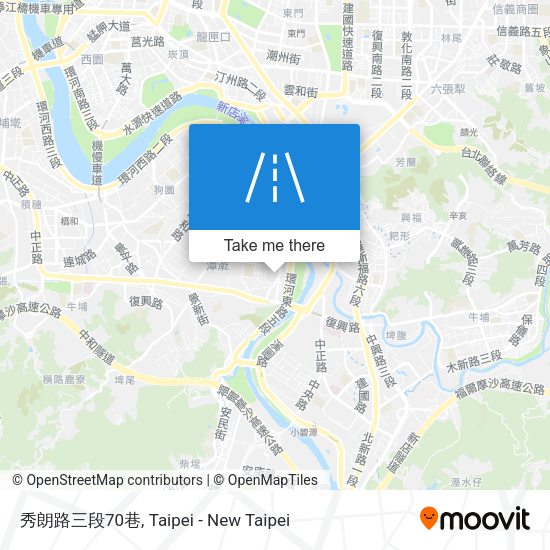 秀朗路三段70巷地圖