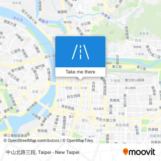 中山北路三段 map