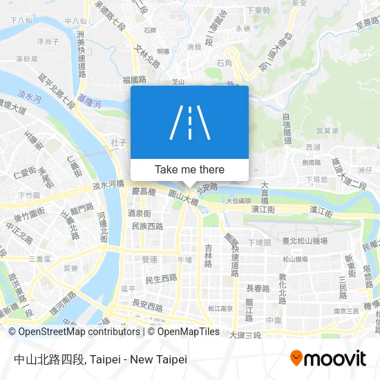 中山北路四段地圖