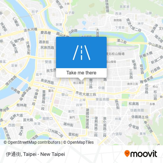 伊通街 map