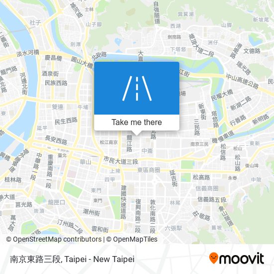 南京東路三段 map