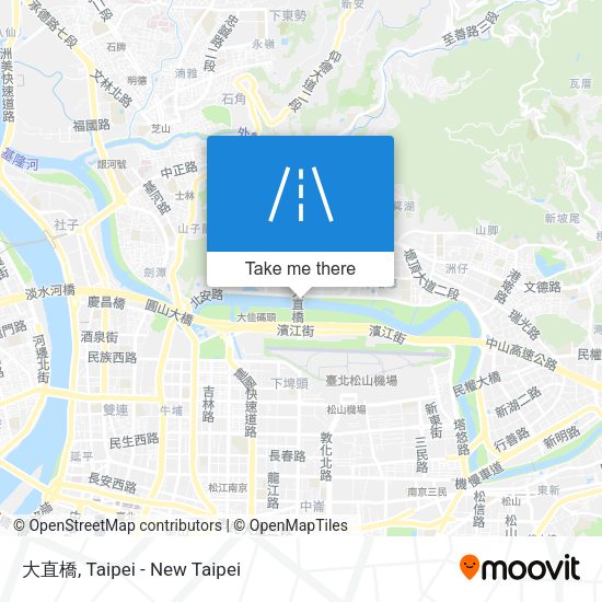 大直橋 map