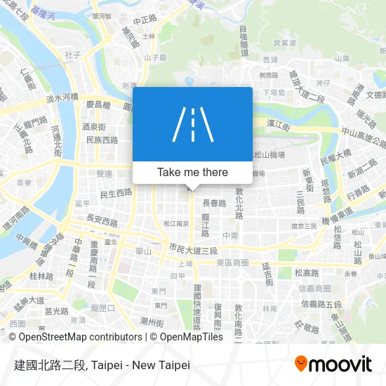 建國北路二段地圖