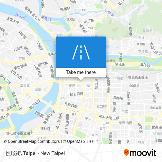 撫順街地圖