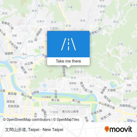 文間山步道地圖