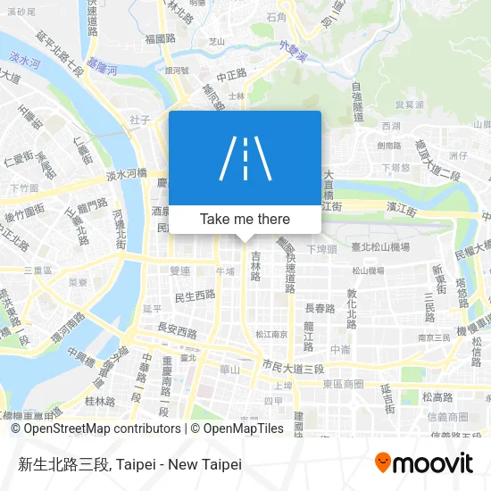 新生北路三段地圖