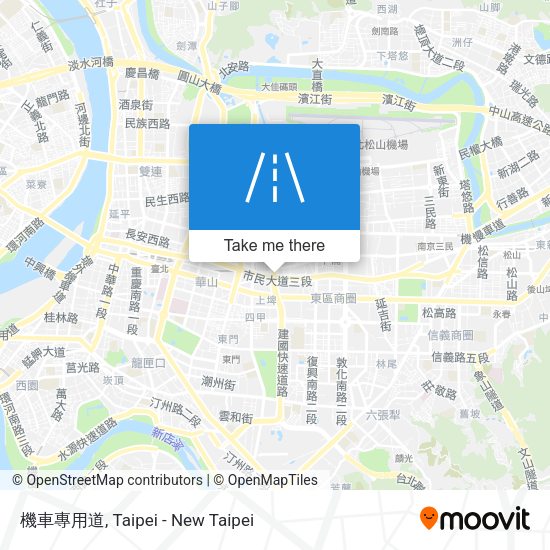 機車專用道 map