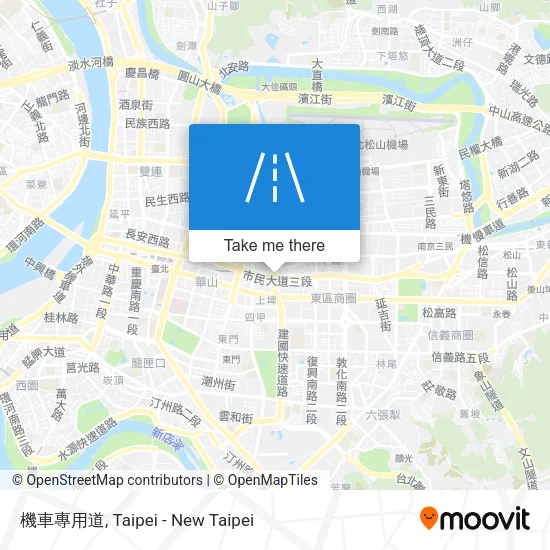 機車專用道 map