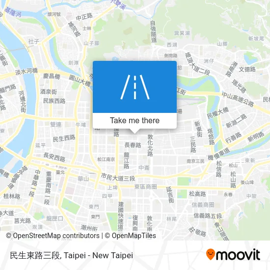 民生東路三段地圖