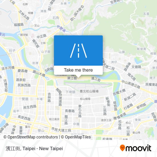 濱江街 map