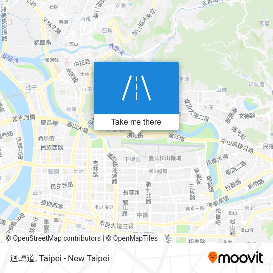 迴轉道 map