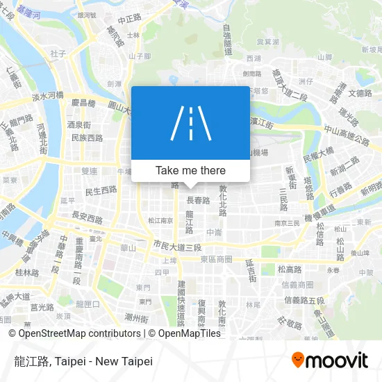 龍江路 map