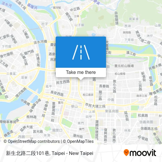 新生北路二段101巷地圖