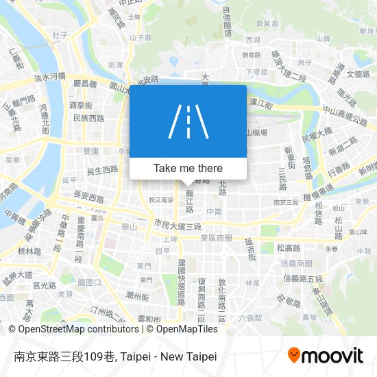 南京東路三段109巷地圖