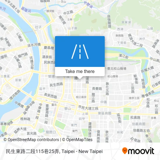民生東路二段115巷25弄地圖