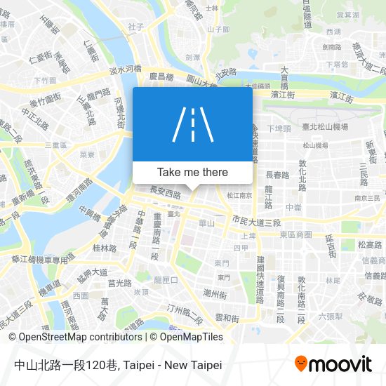 中山北路一段120巷 map