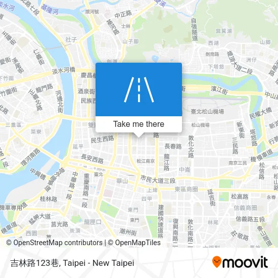 吉林路123巷地圖