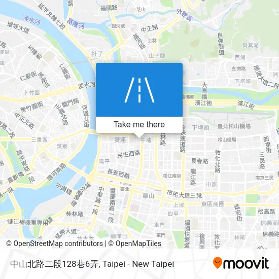 中山北路二段128巷6弄地圖
