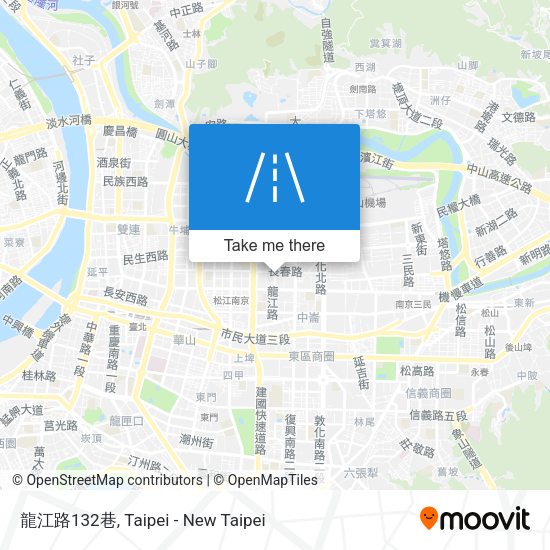 龍江路132巷地圖