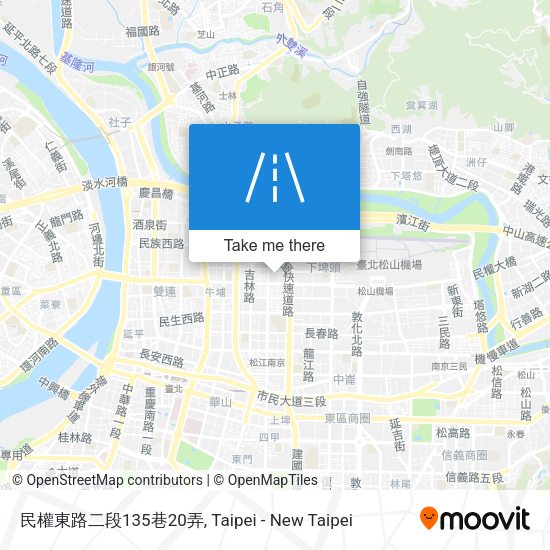 民權東路二段135巷20弄地圖