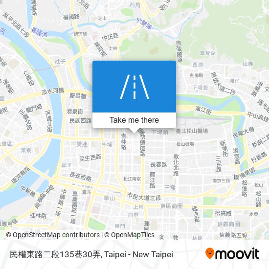 民權東路二段135巷30弄地圖