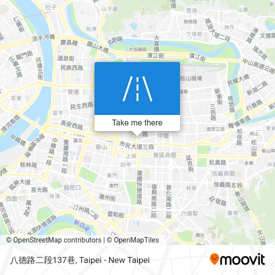 八德路二段137巷地圖