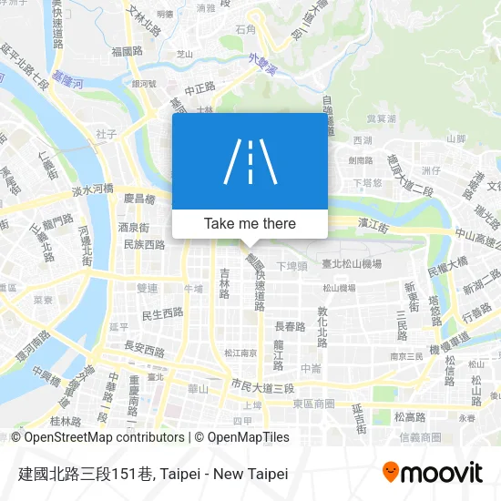 建國北路三段151巷地圖