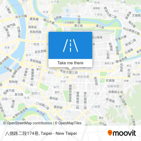 八德路二段174巷 map