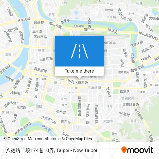 八德路二段174巷10弄地圖