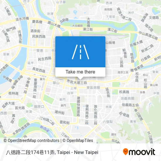 八德路二段174巷11弄地圖