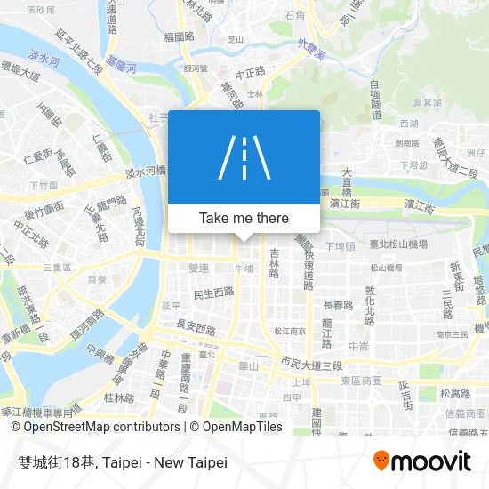 雙城街18巷 map