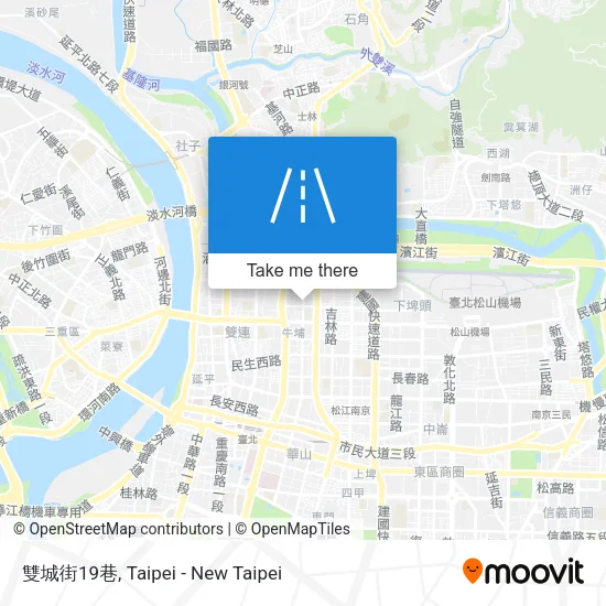 雙城街19巷 map