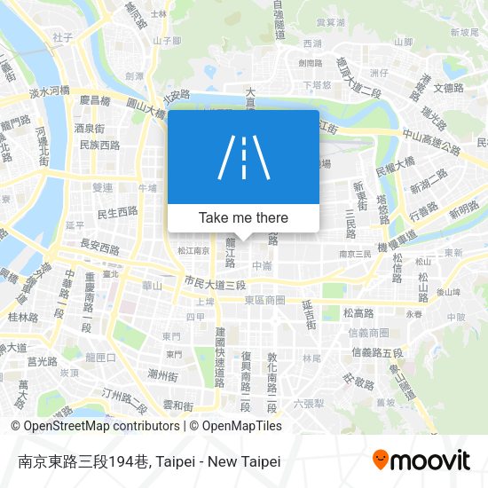 南京東路三段194巷地圖