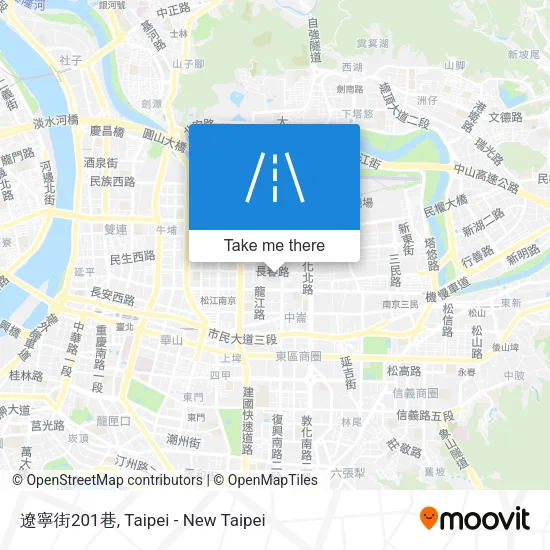 遼寧街201巷地圖