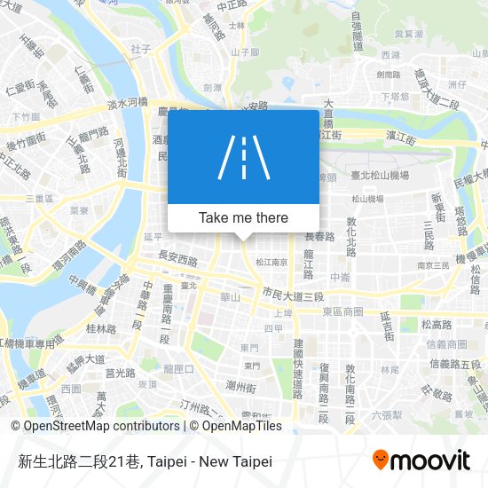 新生北路二段21巷地圖