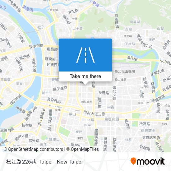 松江路226巷地圖