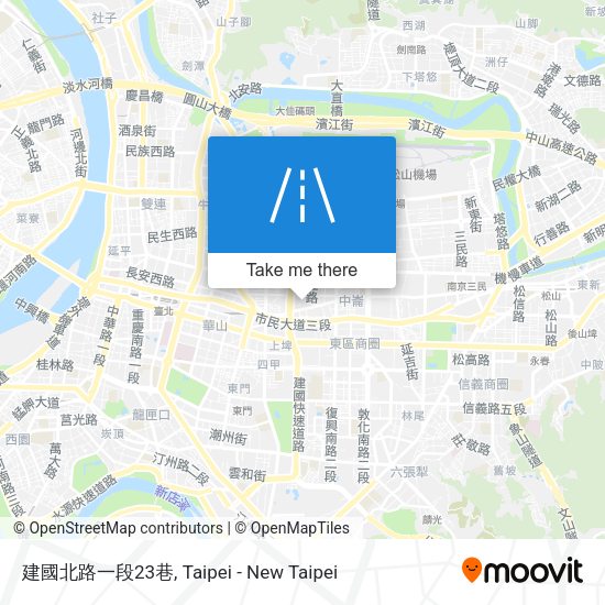 建國北路一段23巷 map