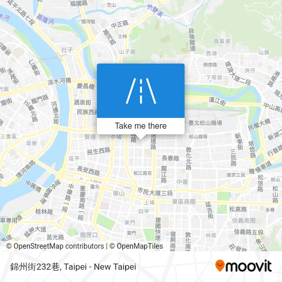 錦州街232巷地圖