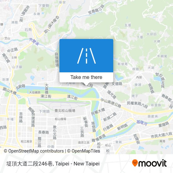 堤頂大道二段246巷地圖