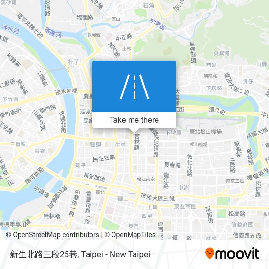 新生北路三段25巷 map