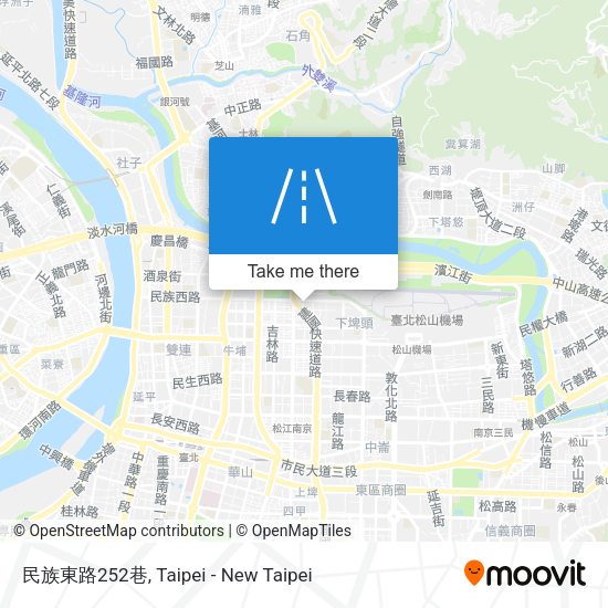 民族東路252巷地圖