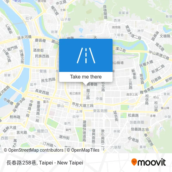 長春路258巷 map