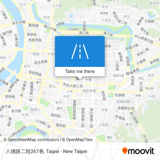 八德路二段267巷地圖